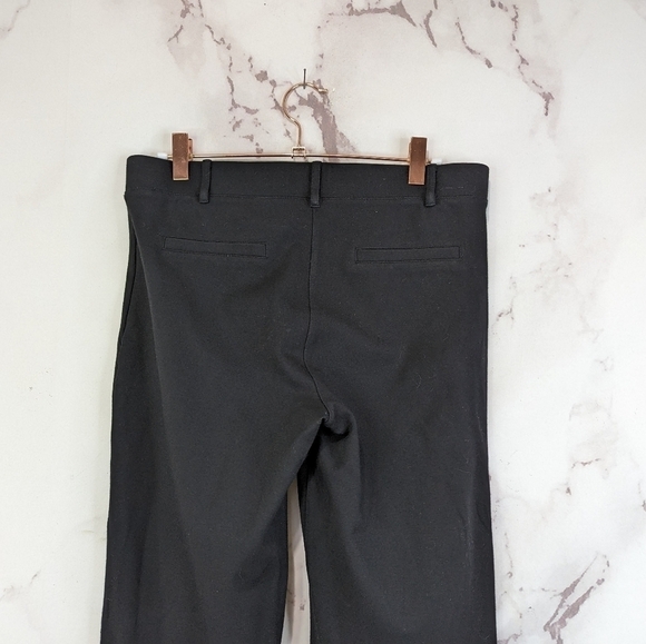 Betabrand Pant Womens Medium Long Black Mid Rise Ponte Straight Leg Full Length - Picture 6 of 10